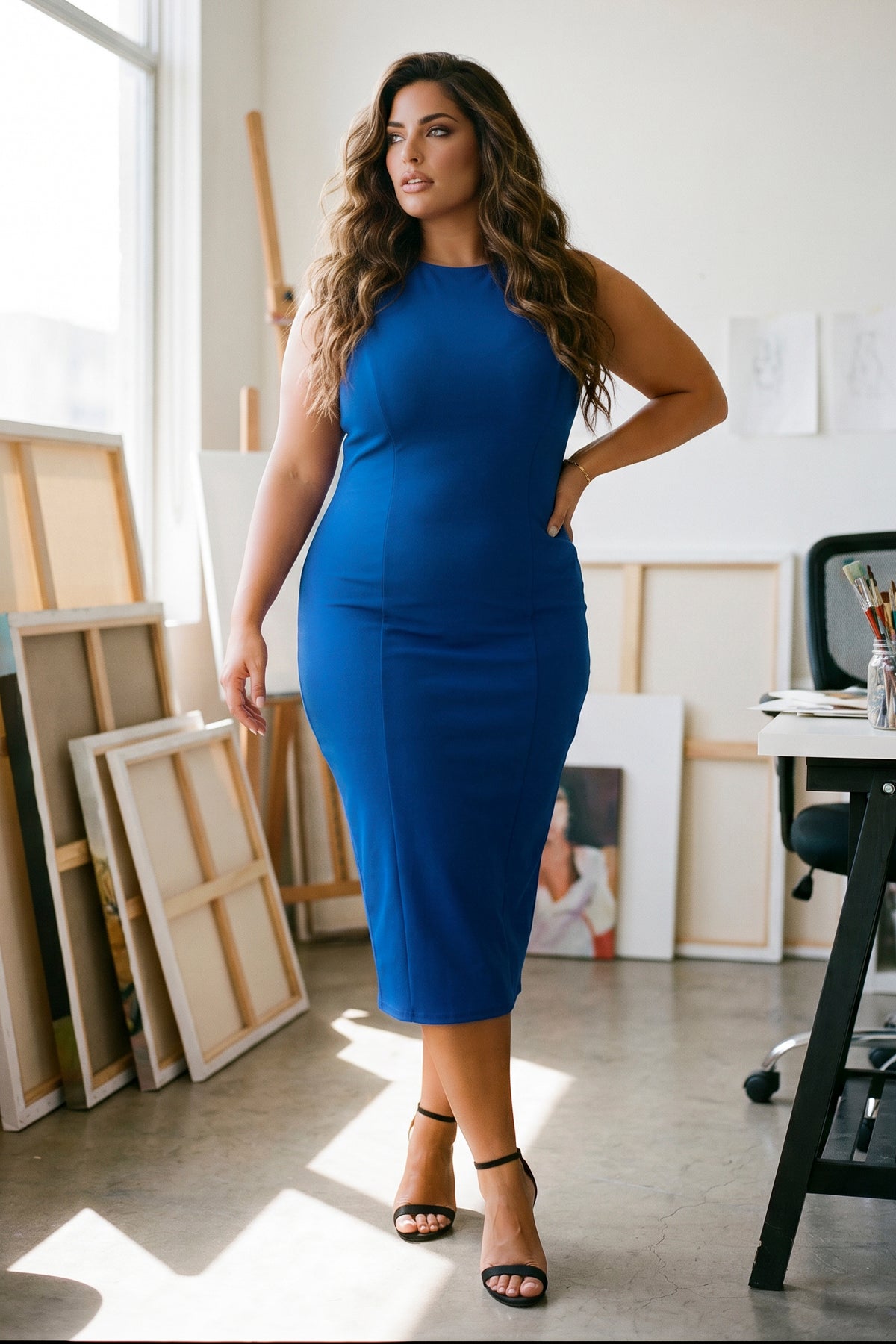 Plus Size Bianca Sculpted Dress