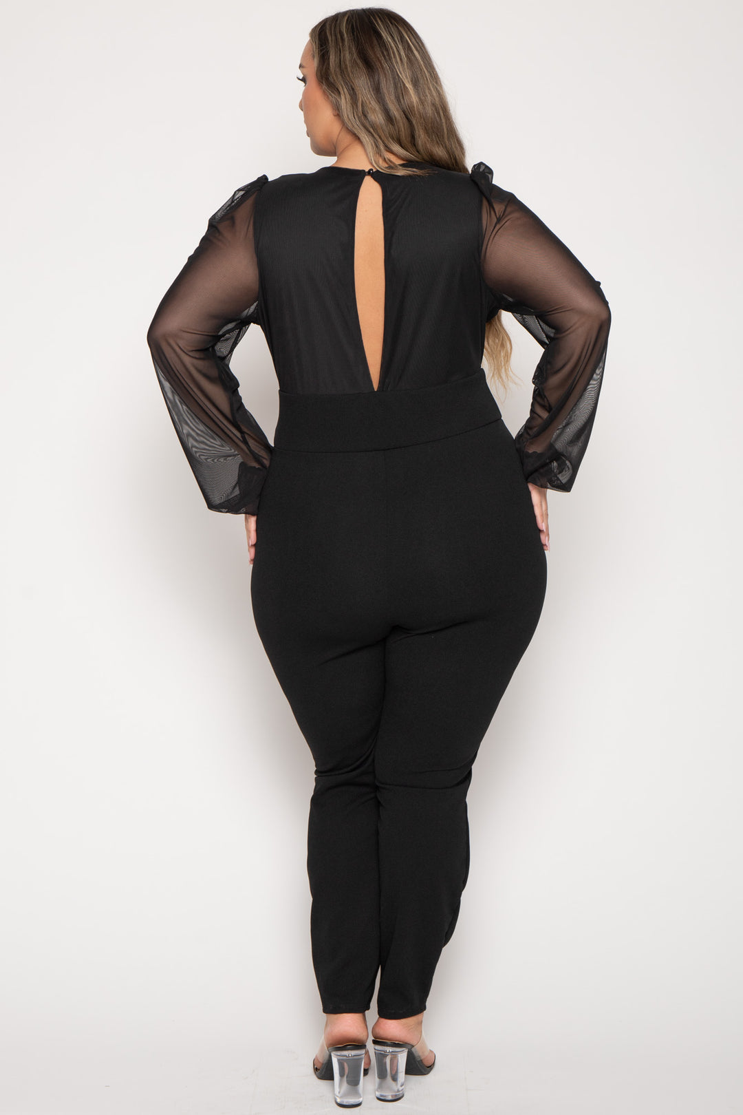 Plus Size Priya  Jumpsuit  - Black