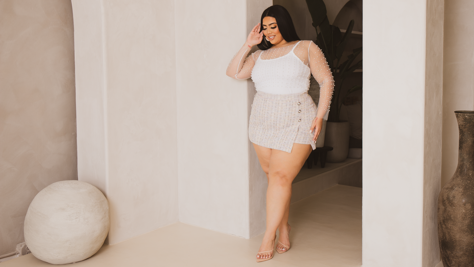 Fashion curvy sales plus size