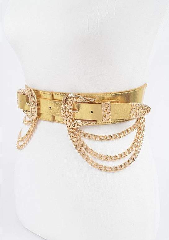 Gold 2025 thick belt