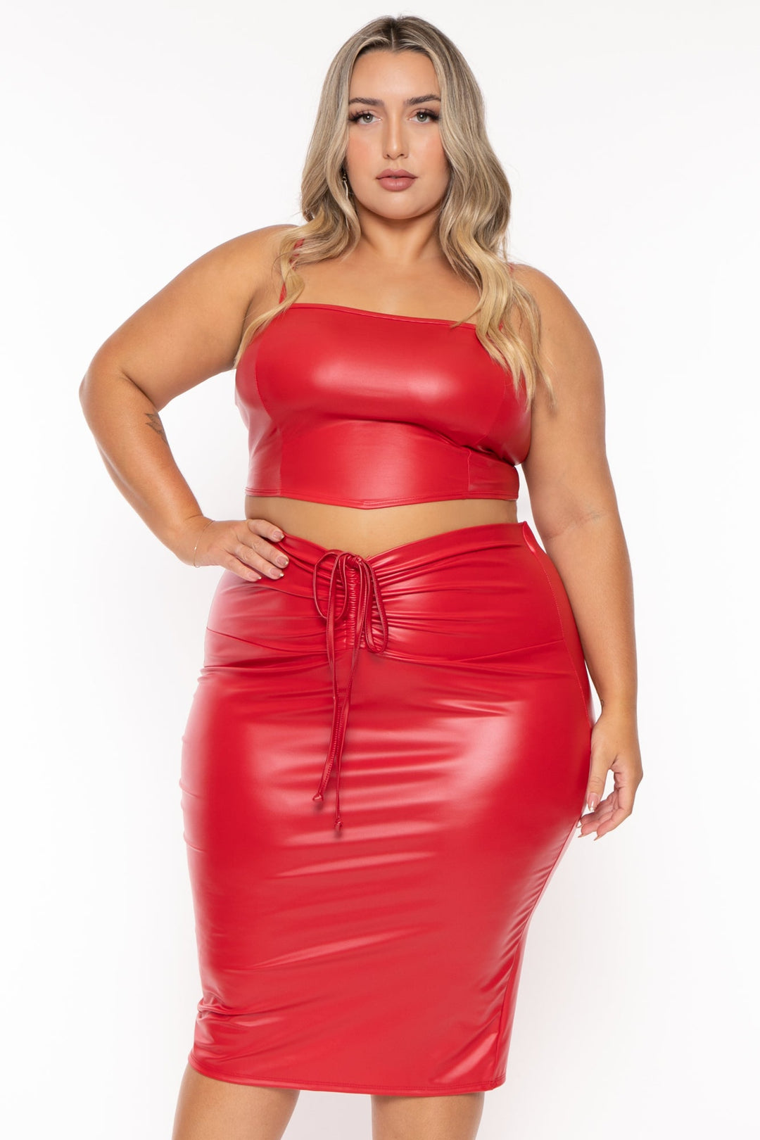 plus size red leather dress Plus Size Leather Dress