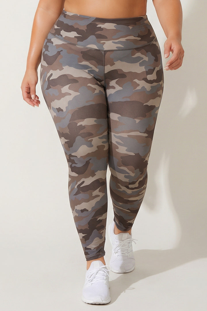 Rae mode Bottoms Plus Size Riley Capri Yoga Legging - Olive