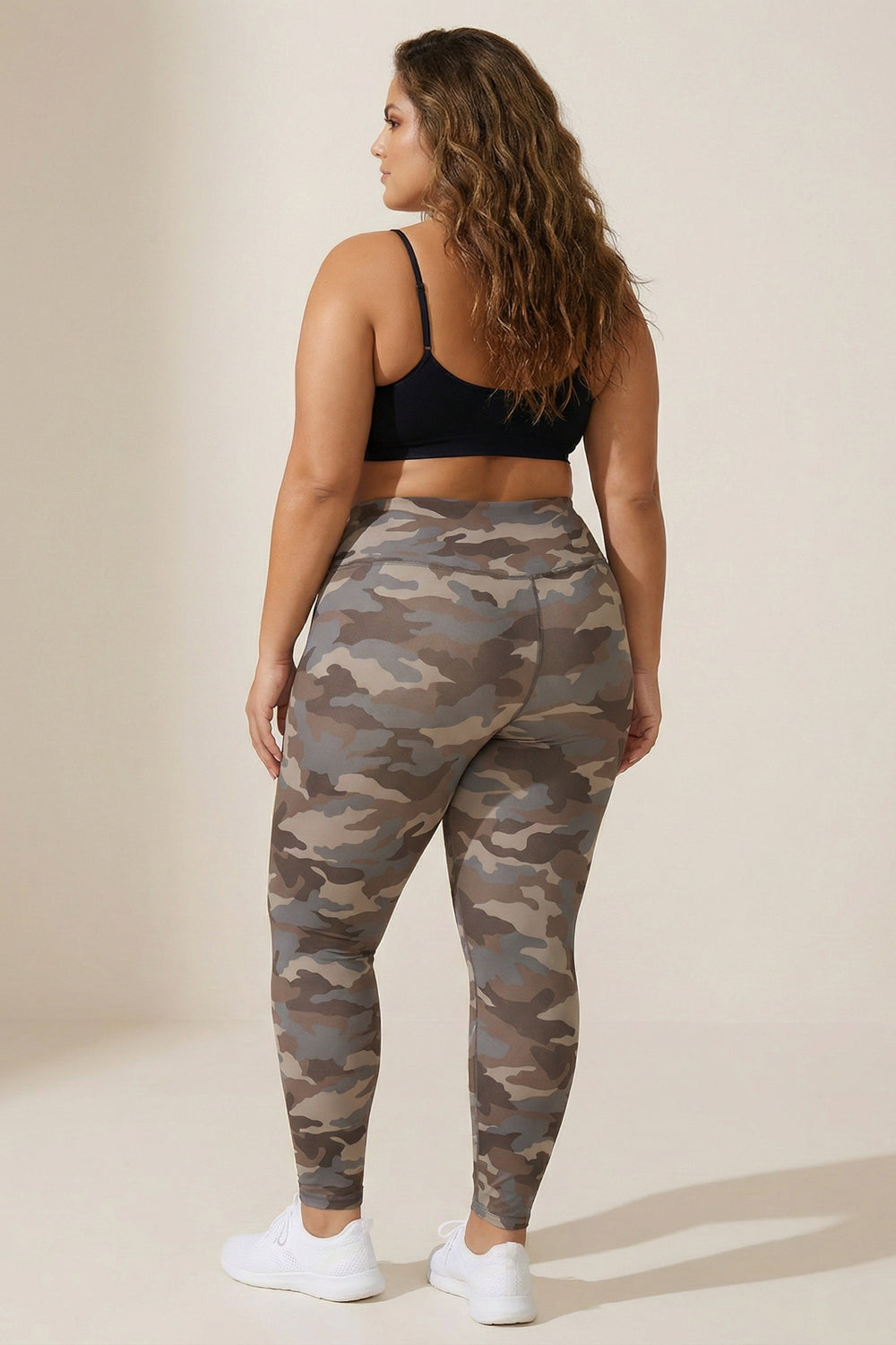 Rae mode Bottoms Plus Size Riley Capri Yoga Legging - Olive