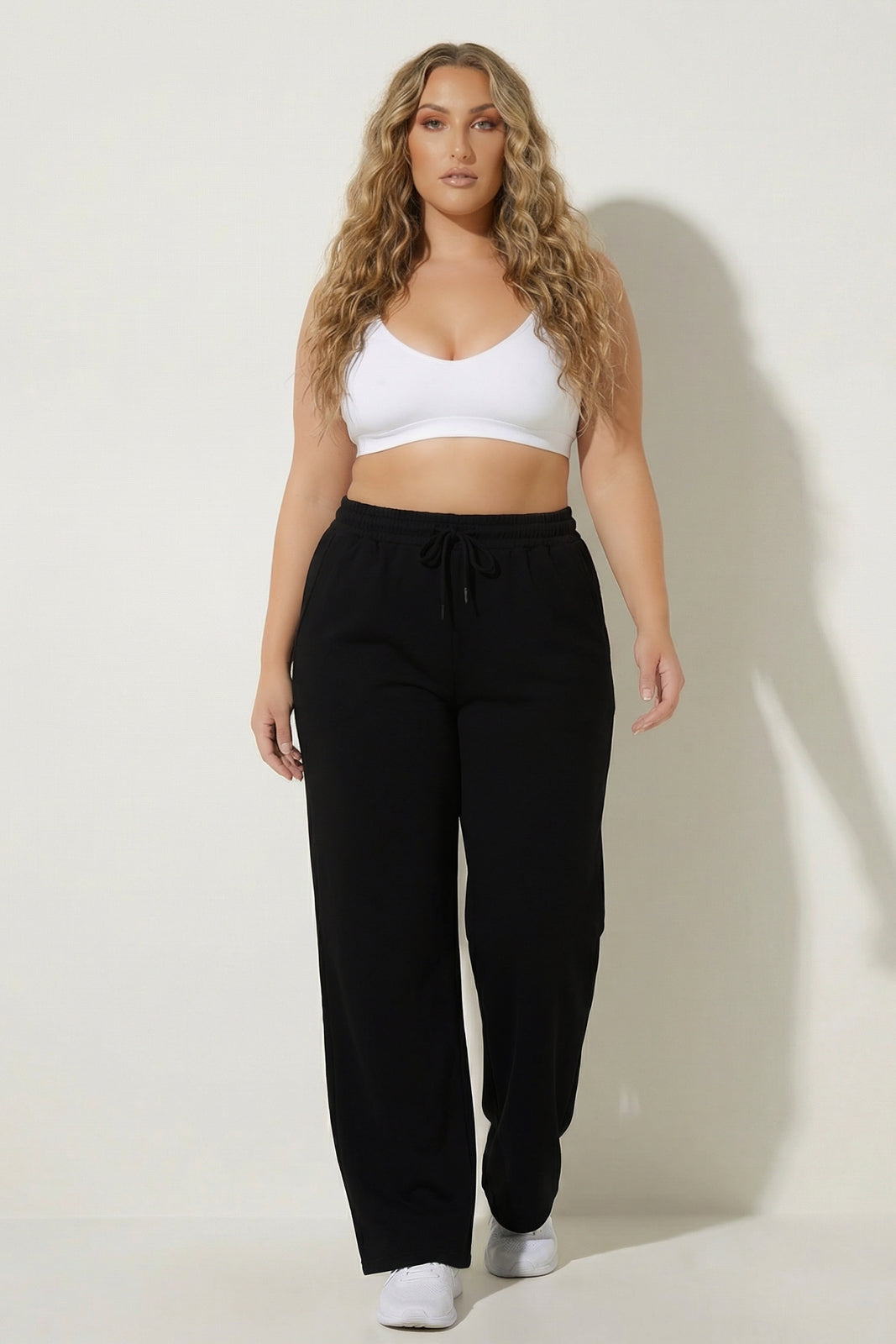 Capella Bottoms Plus Size Stratus Ease Jogger - Back