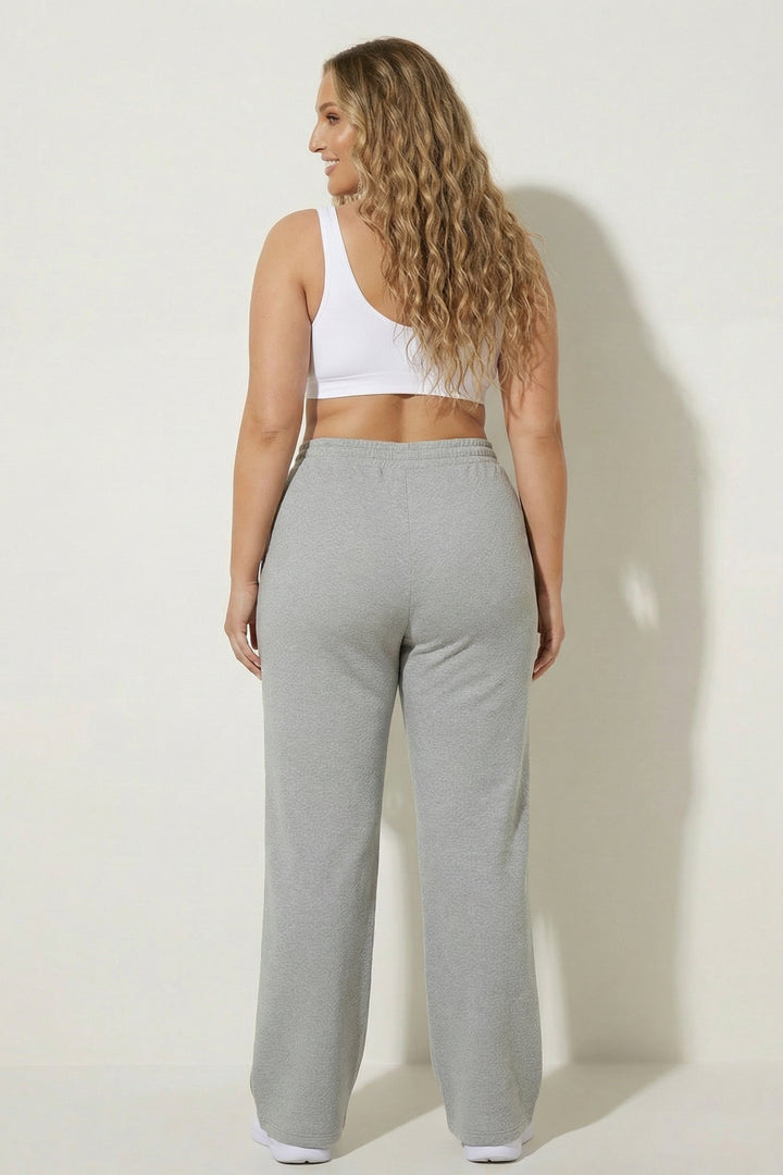 Capella Bottoms Plus Size Stratus Ease Jogger - Heather Grey