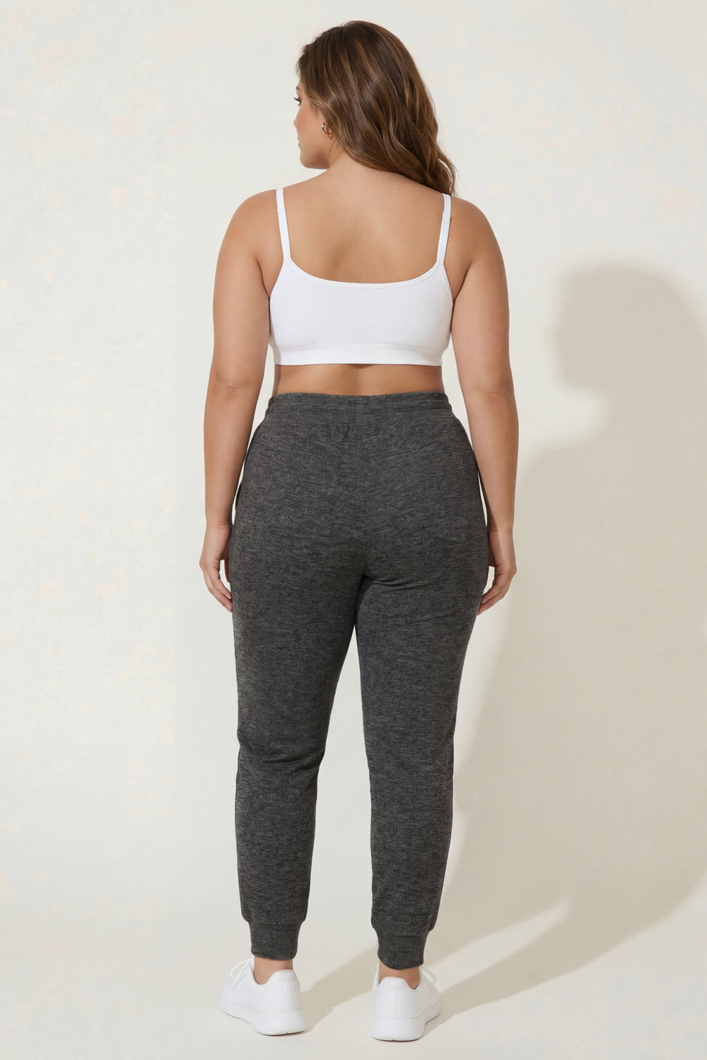 Ambiance Bottoms Plus Size Sweat Jogger - Charcoal