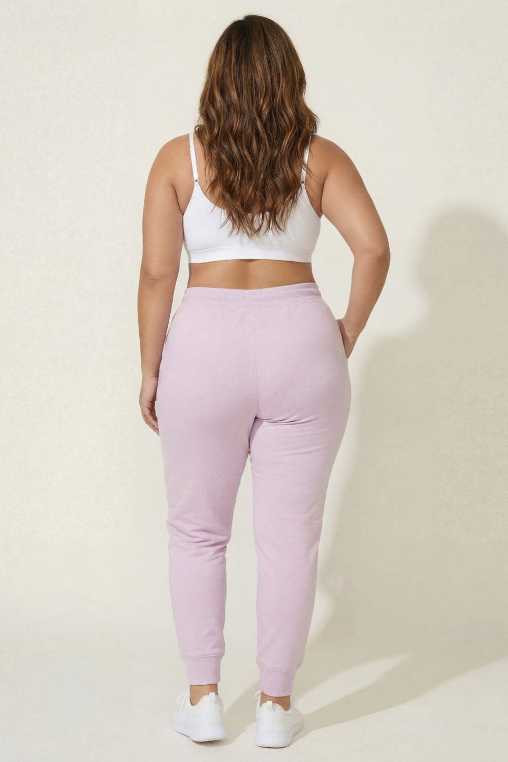 Ambiance Bottoms Plus Size Sweat Jogger - Lavender