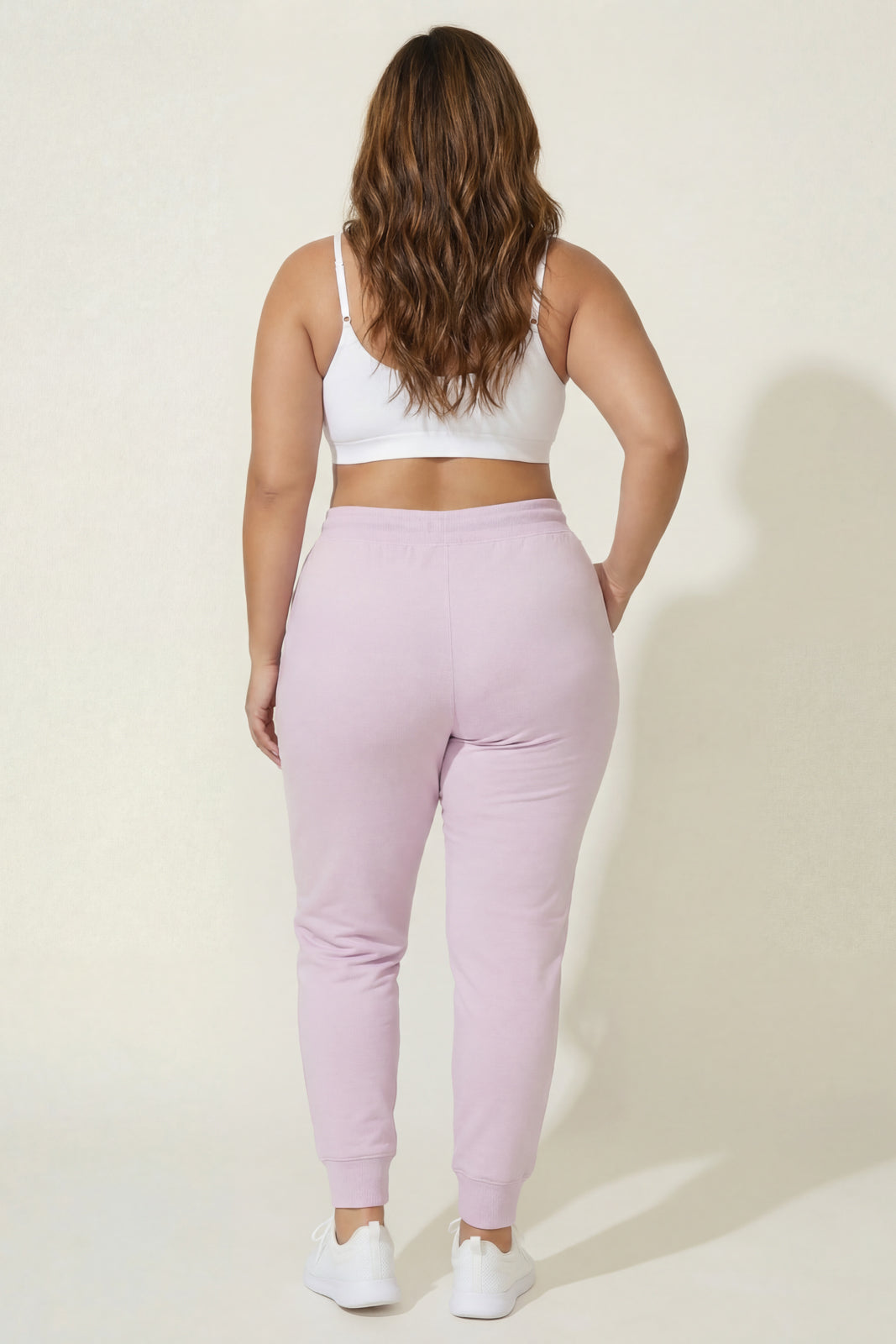 Ambiance Bottoms Plus Size Sweat Jogger - Lavender