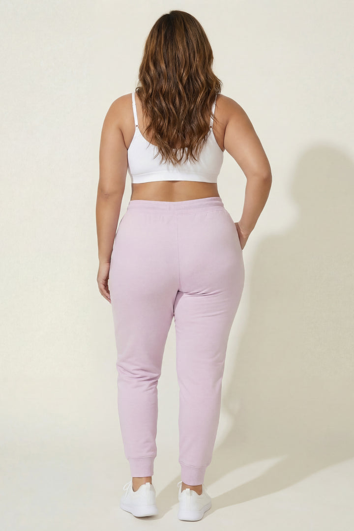 Ambiance Bottoms Plus Size Sweat Jogger - Lavender