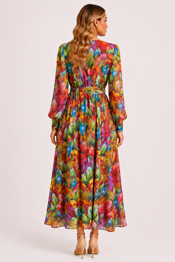 Spy Zone Dresses Amaris Floral Maxi Dress - Multi