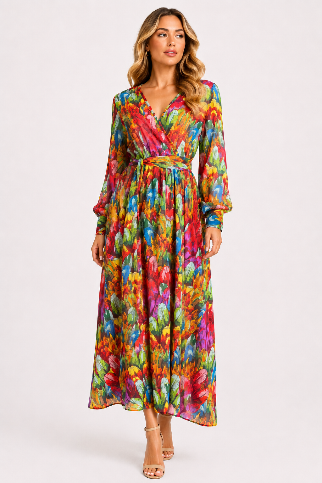 Spy Zone Dresses Amaris Floral Maxi Dress - Multi