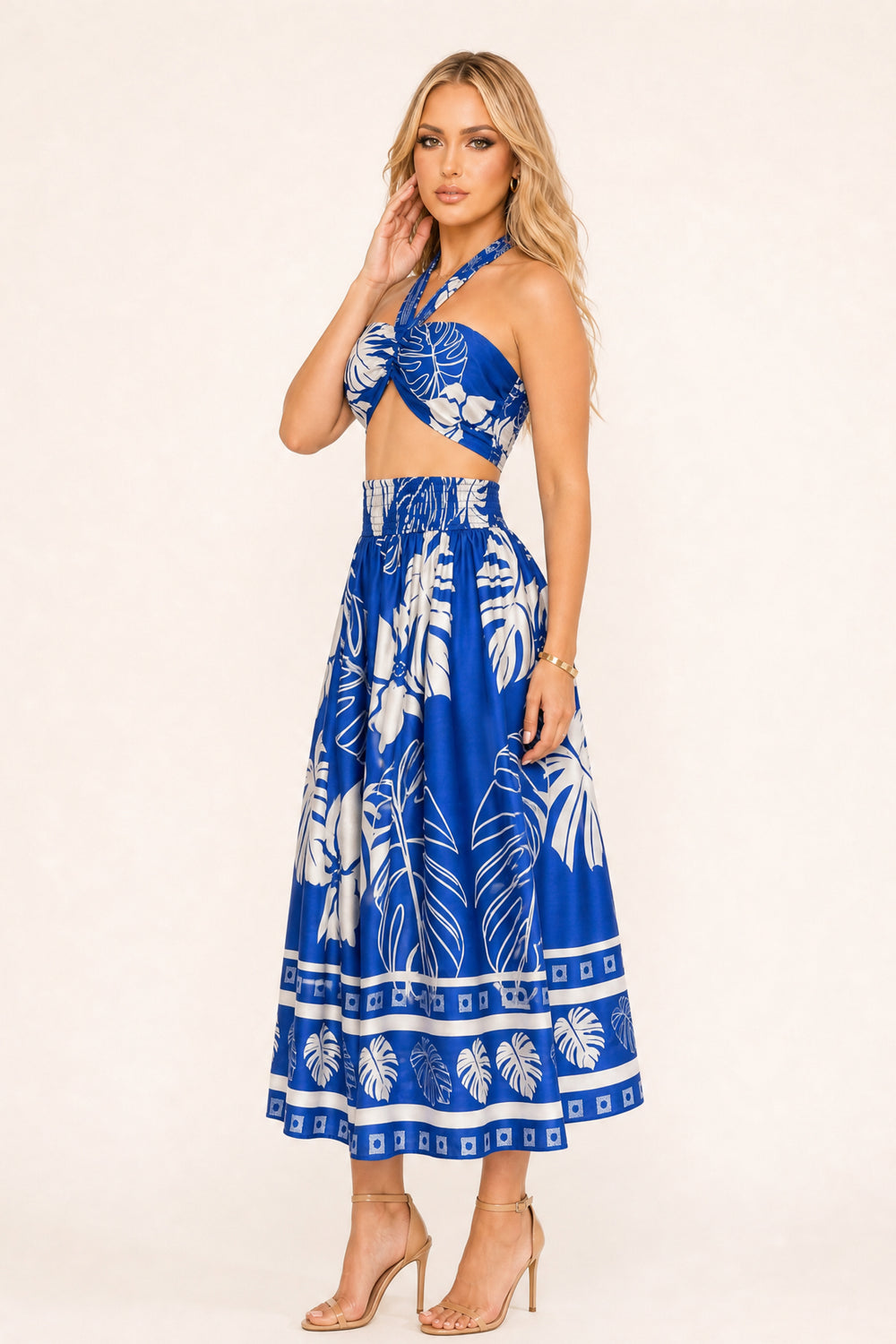 zah Dresses Cobalt Coast 2PC Set - Royal