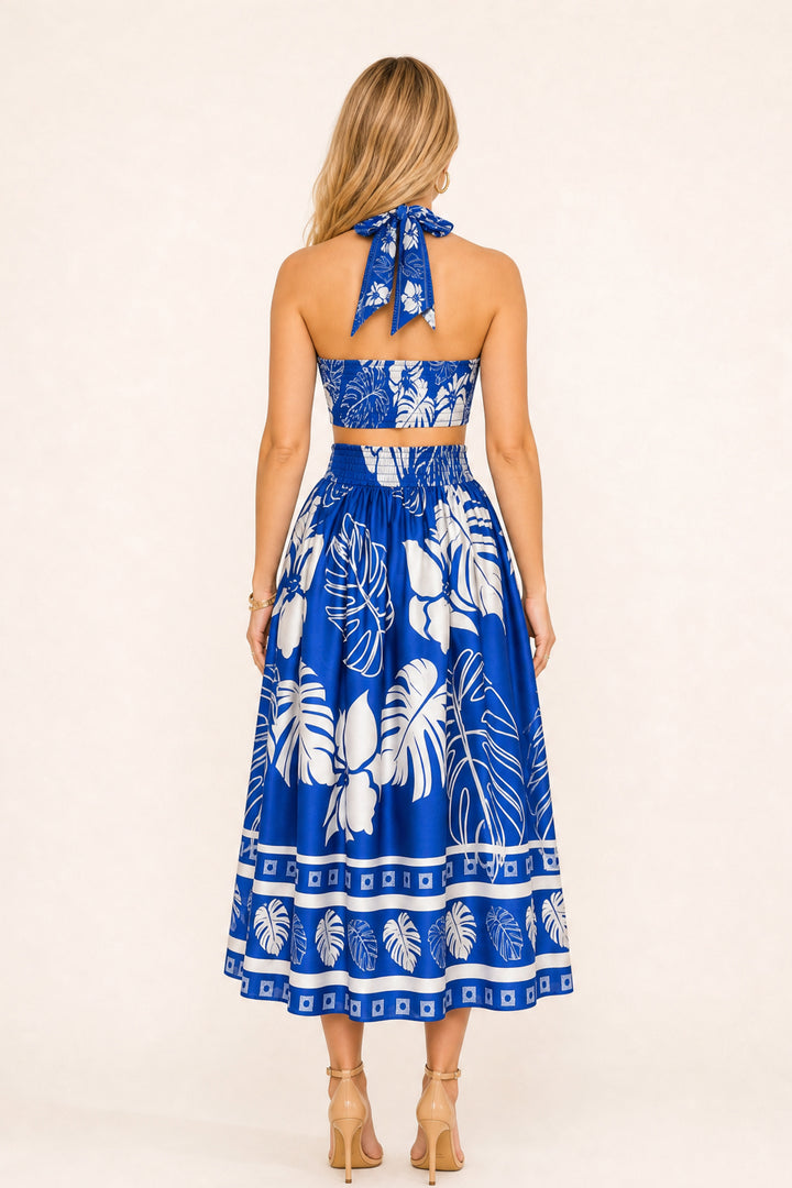 zah Dresses Cobalt Coast 2PC Set - Royal
