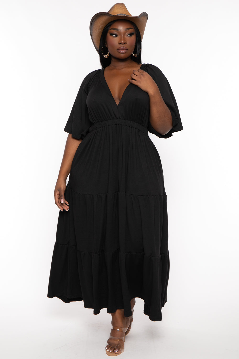 Women's Plus Size Maxi Dresses - Curvy Sense - 3x Women's Plus Size Maxi Dresses - Curvy Sense - 3x
