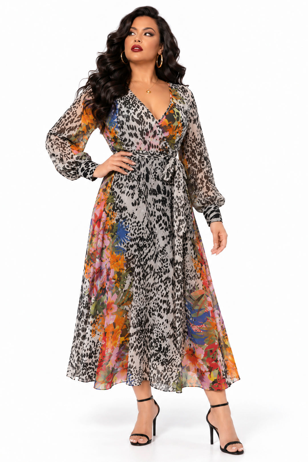 Spy Zone Dresses Elowyn Wild Bloom Maxi Dress – Multi