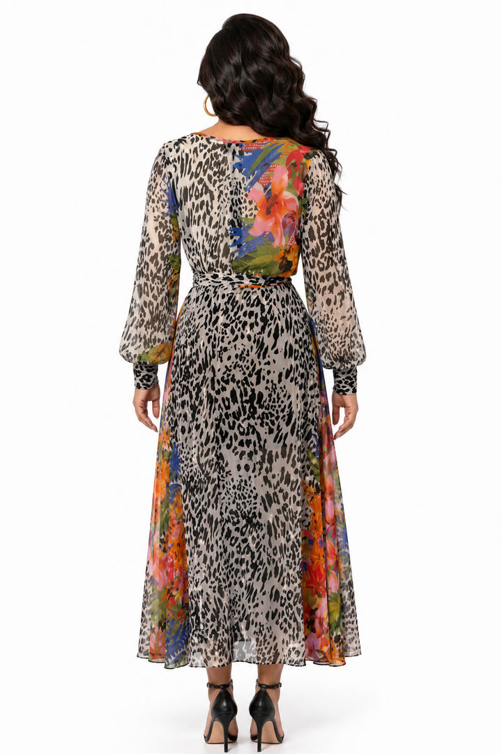 Spy Zone Dresses Elowyn Wild Bloom Maxi Dress – Multi