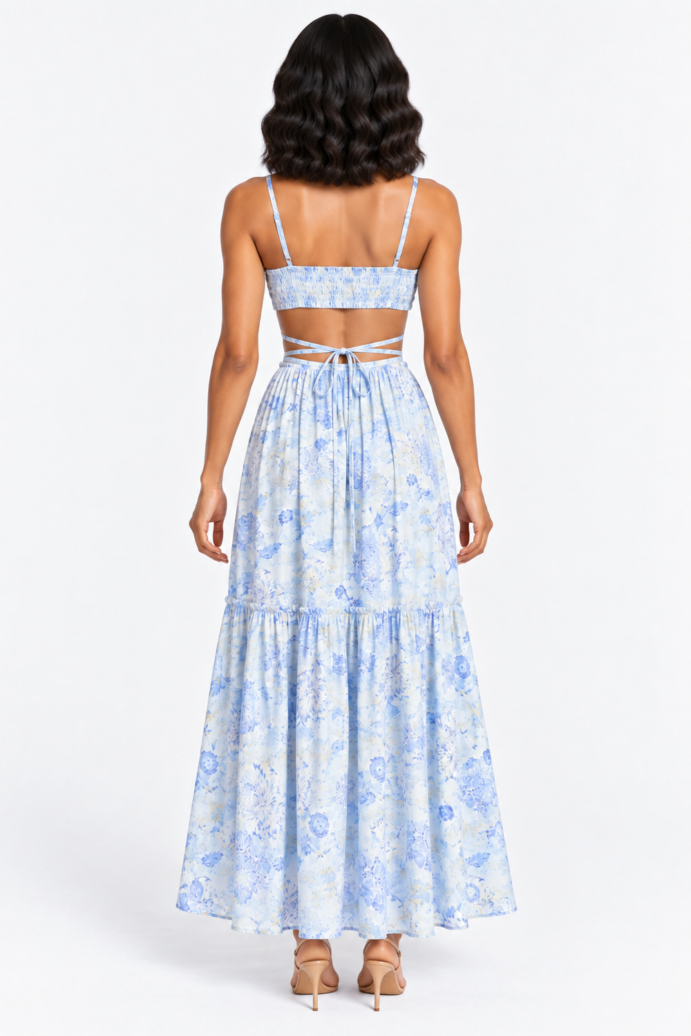 zah Dresses Malia Maxi Dress - Light Blue