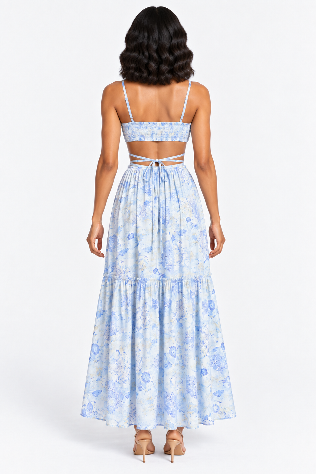 zah Dresses Malia Maxi Dress - Light Blue