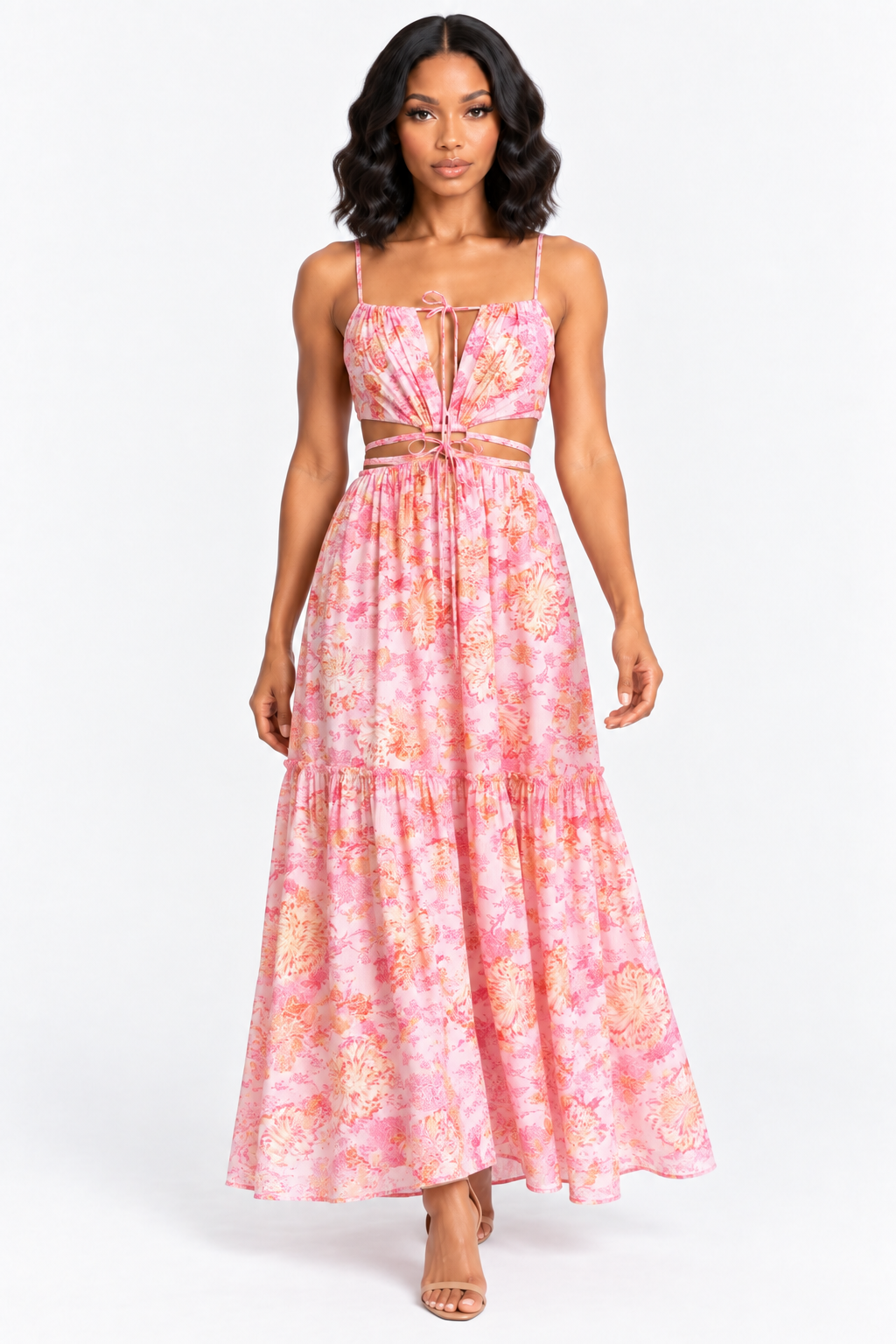 zah Dresses Malia Maxi Dress - Pink