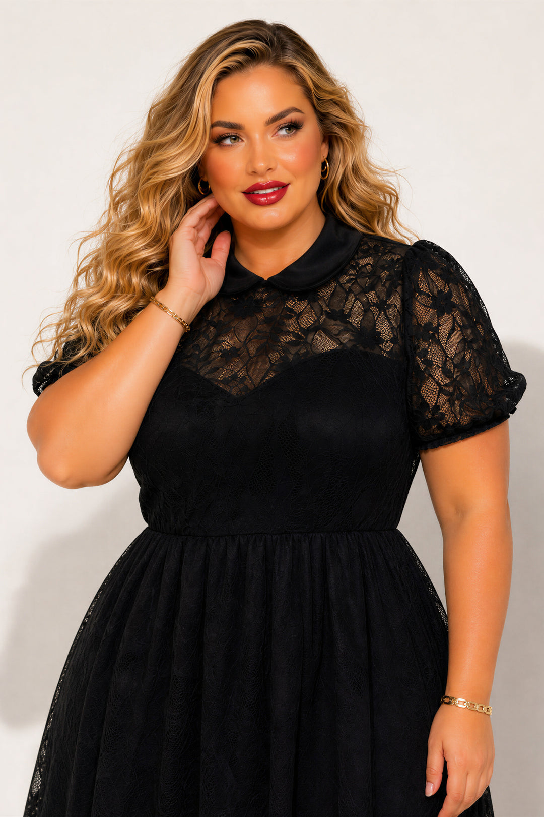 Plus Size Adeline Lace Dress