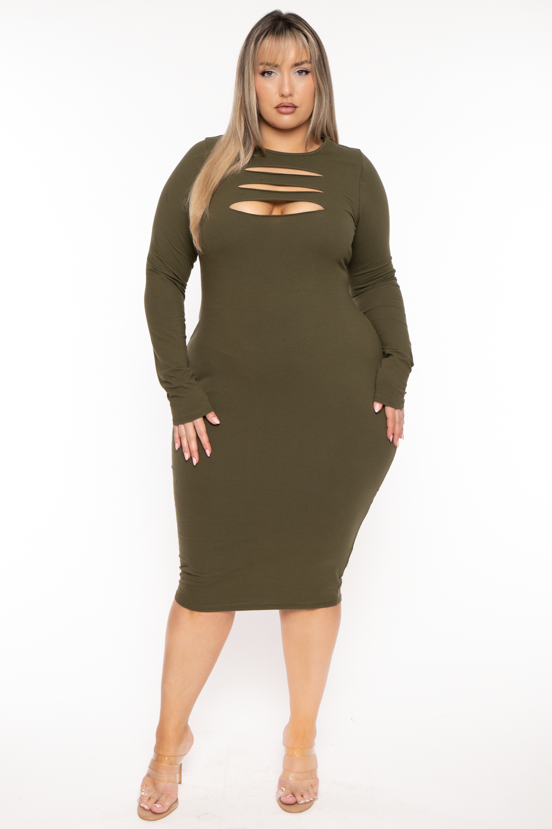 Plus Size Lenora Shapeware Dress - Black – Curvy Sense