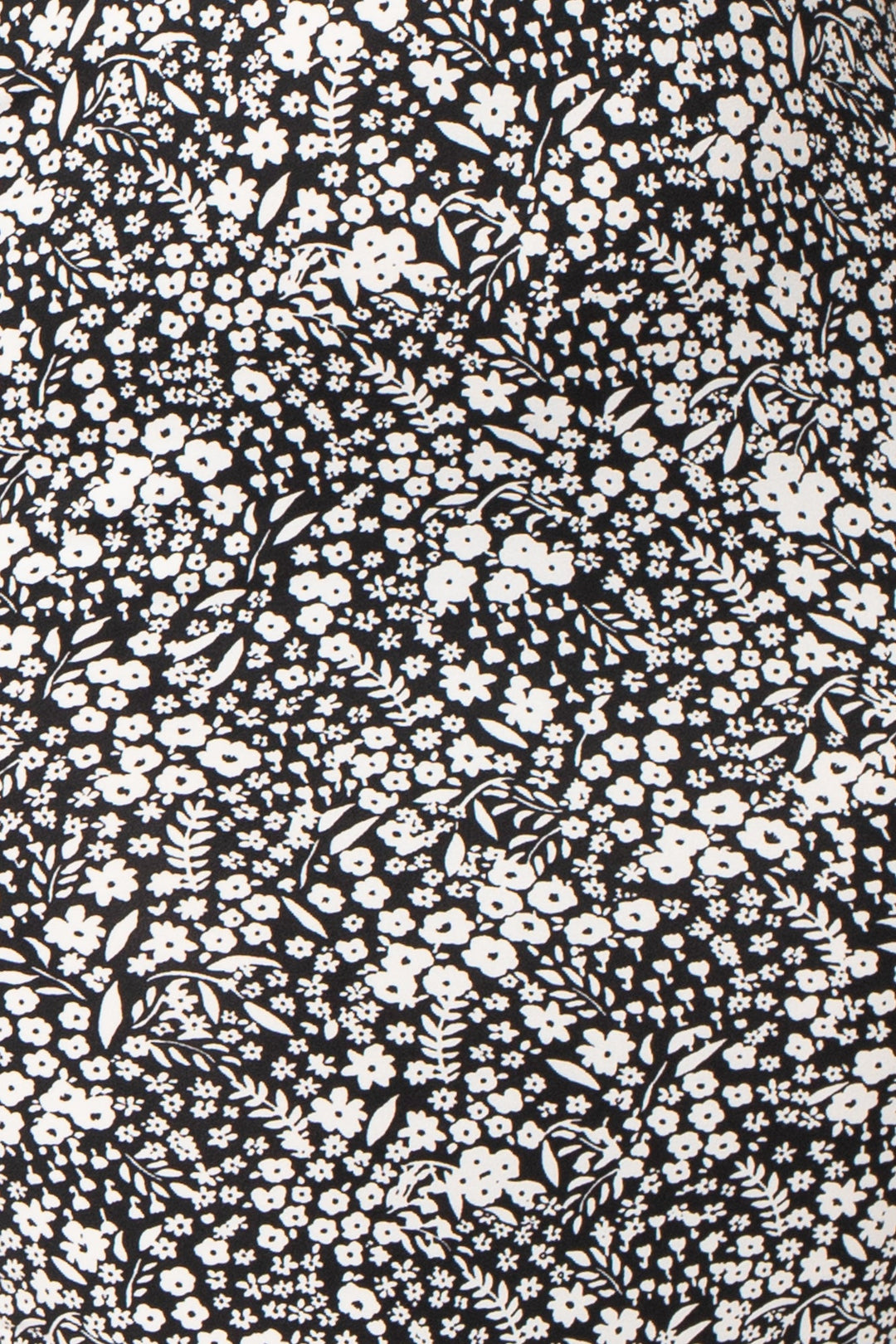 Curvy Sense Inc. Dresses Plus Size Ameri Floral Bodycon Dress- White/Black