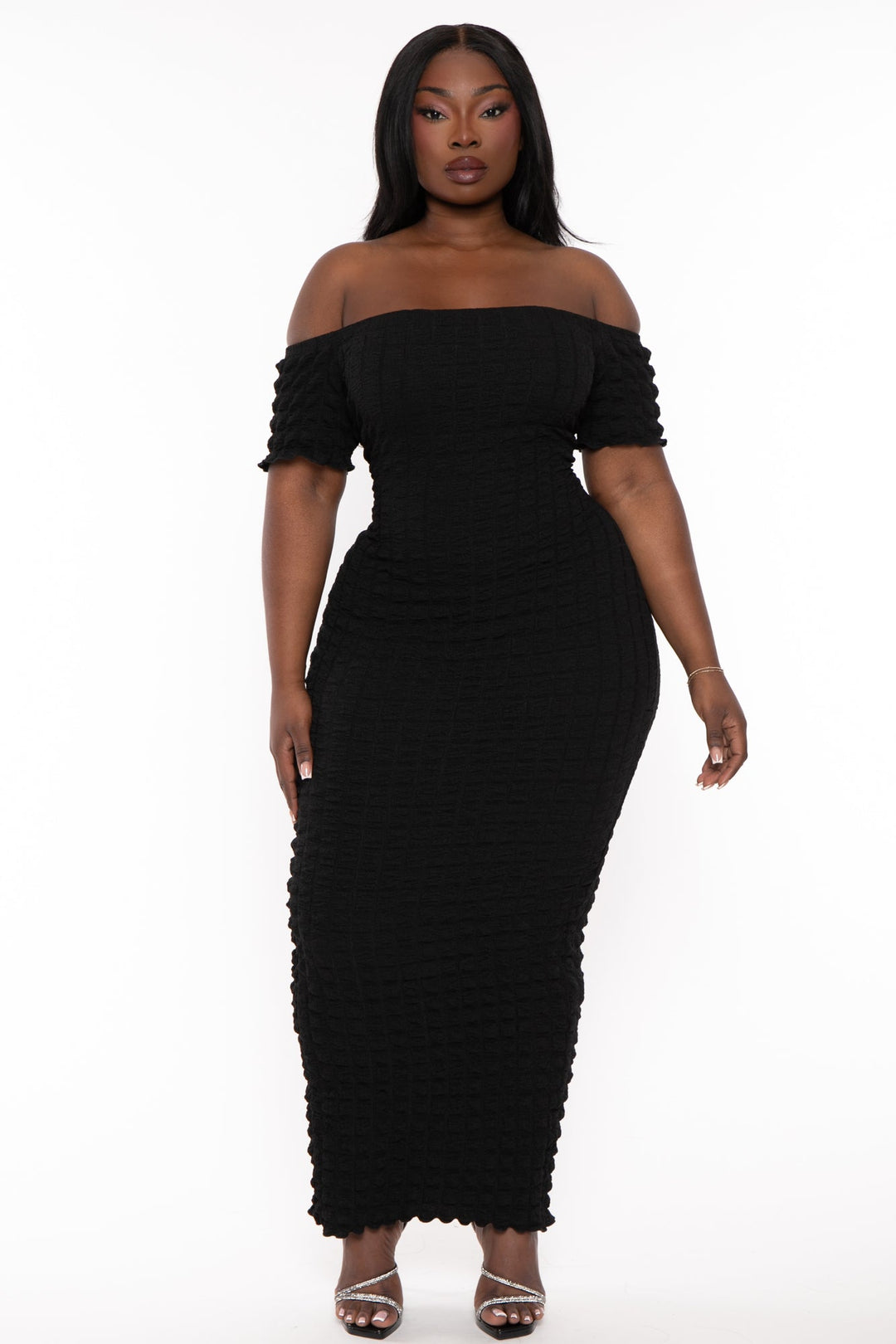 Curvy Sense Dresses 1X / Black Plus Size Arlissa Tube Maxi Dress - Black