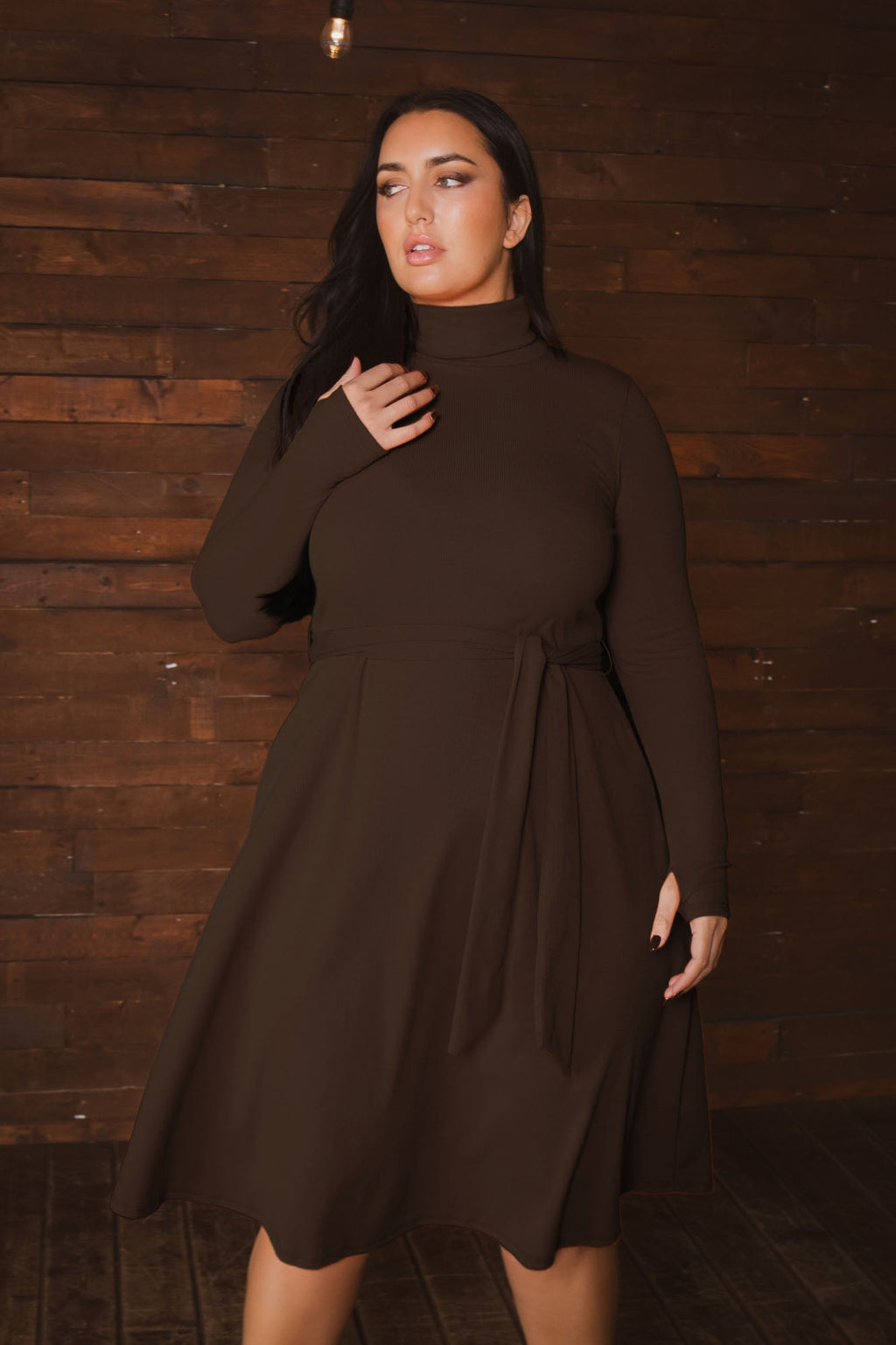 knit dresses plus size Plus Size Liana Knit Dress