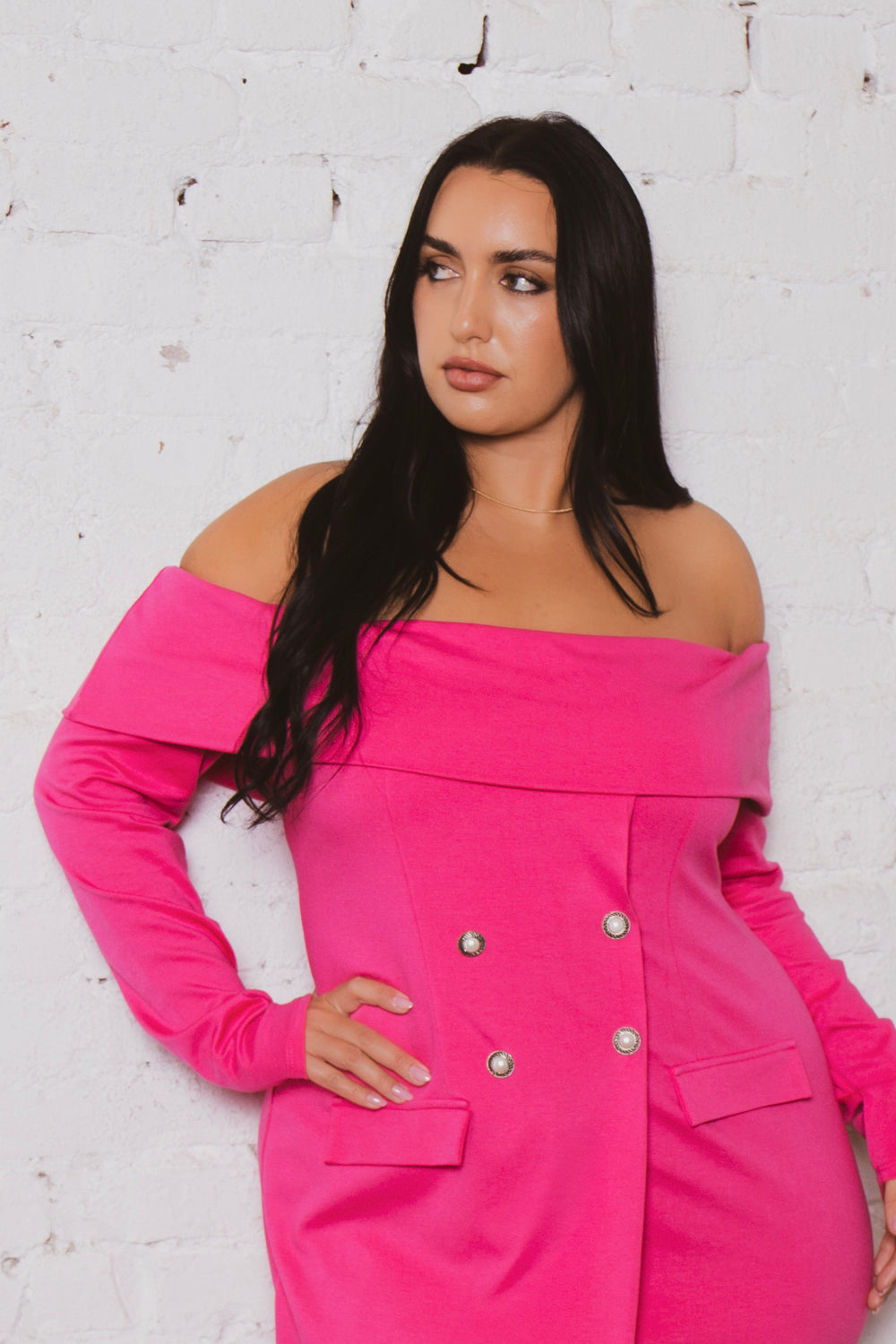 Plus Size Boss Babe Blazer Dress