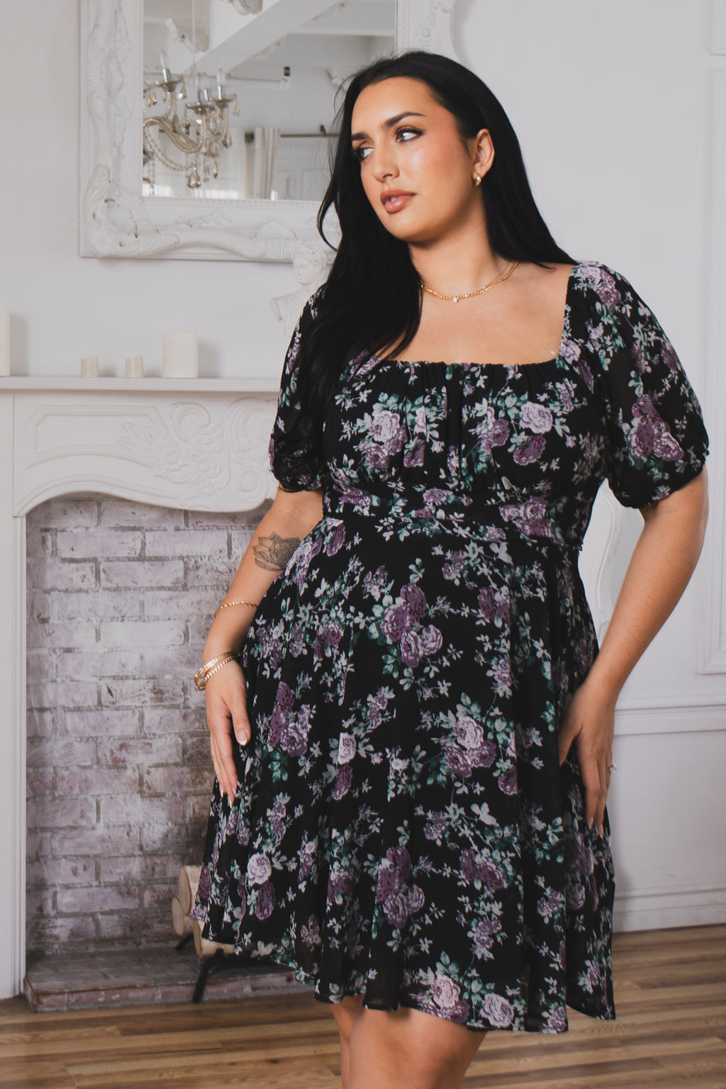 Plus Size Cottage Bloom Dress