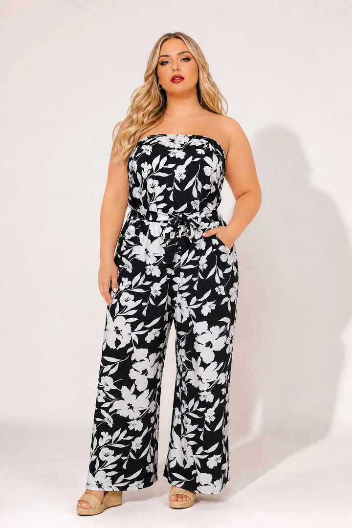 Talent Dresses Plus Size Delilah Breeze Jumpsuit - Black