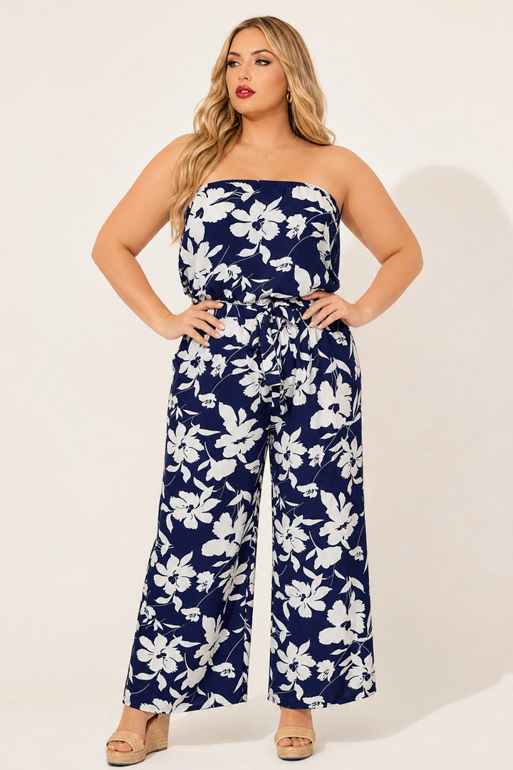 Talent Dresses Plus Size Delilah Breeze Jumpsuit - Blue