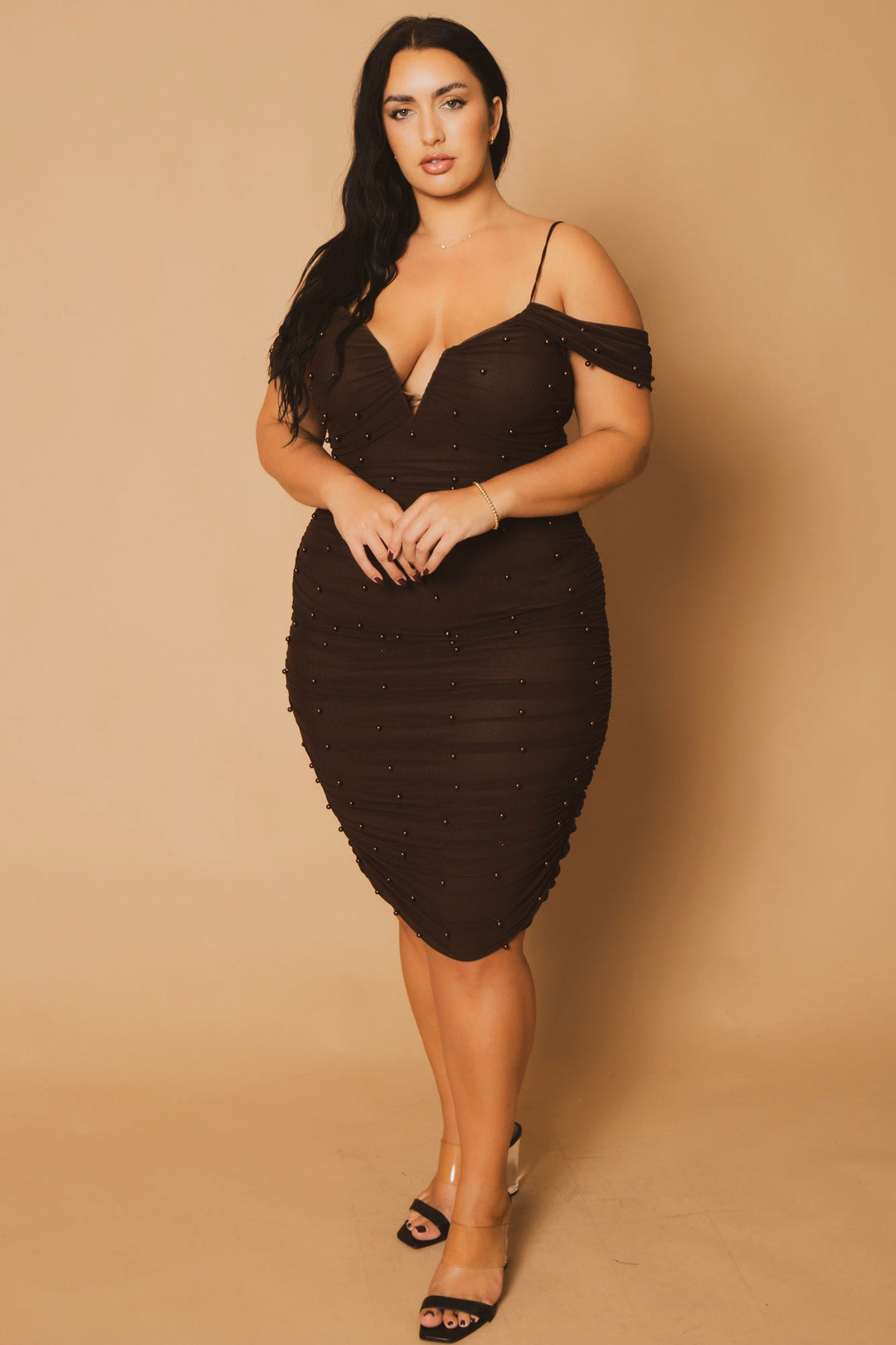 Plus Size Divine Pearl Dress