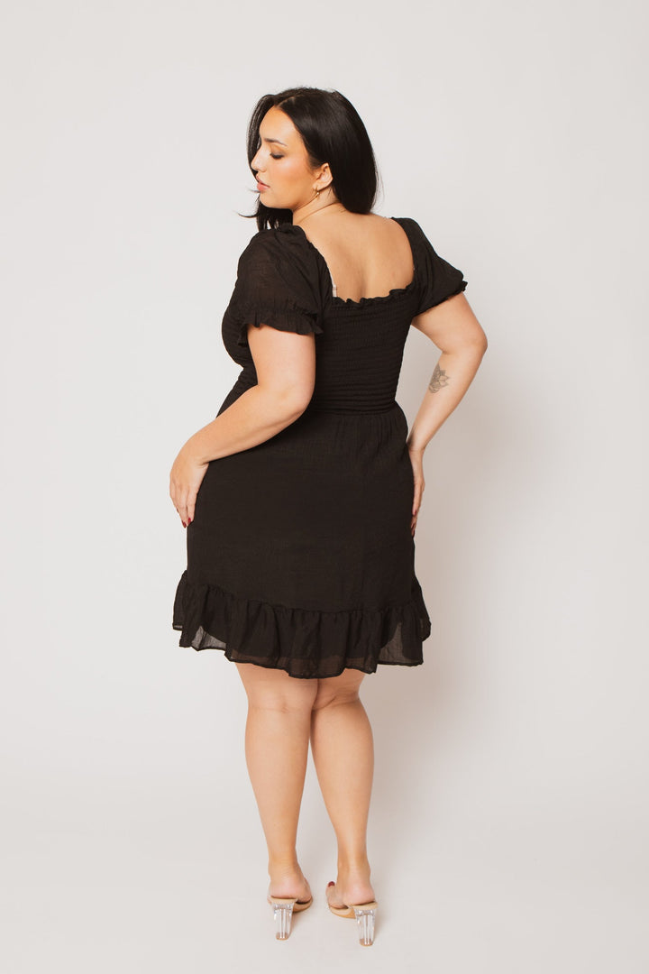 Winslow Dresses Plus Size Elena Ruffle Dress - Black