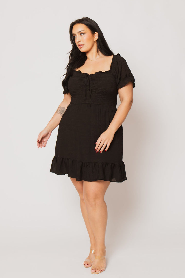 Winslow Dresses Plus Size Elena Ruffle Dress - Black