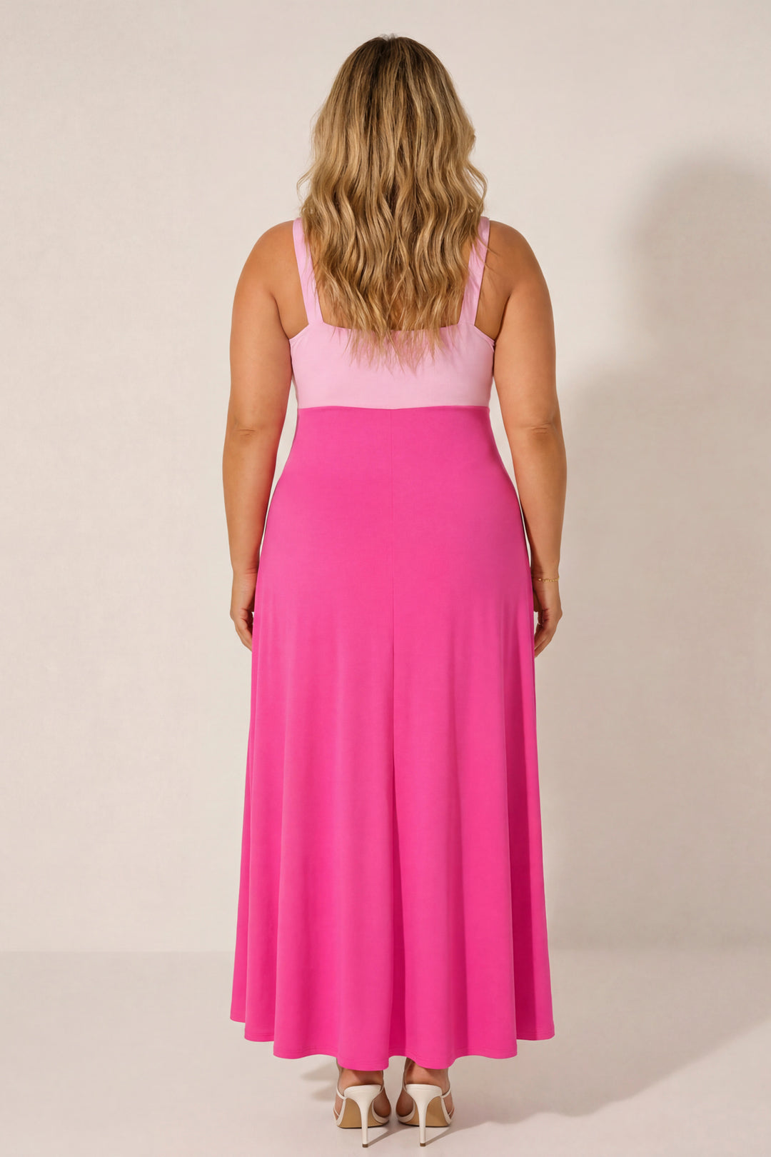 Curvy Sense Inc. Dresses Plus Size Endless Romance Maxi Dress - Pink