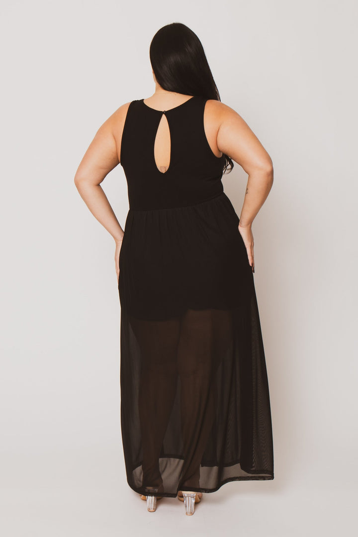 Curvy Sense Inc. Dresses Plus Size Esme Maxi Dress - Black