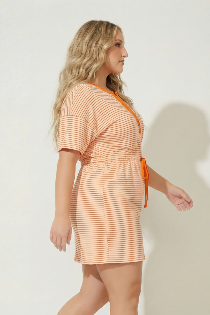 CULTURE CODE Dresses Plus Size Everyday Ease Dress  - Orange