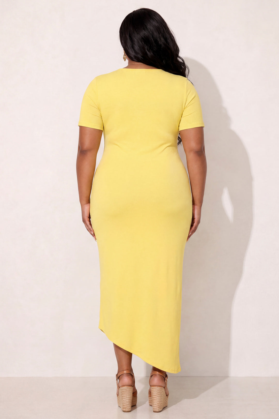 Curvy Sense Inc. Dresses Plus Size Everyday Muse Maxi Dress - Yellow