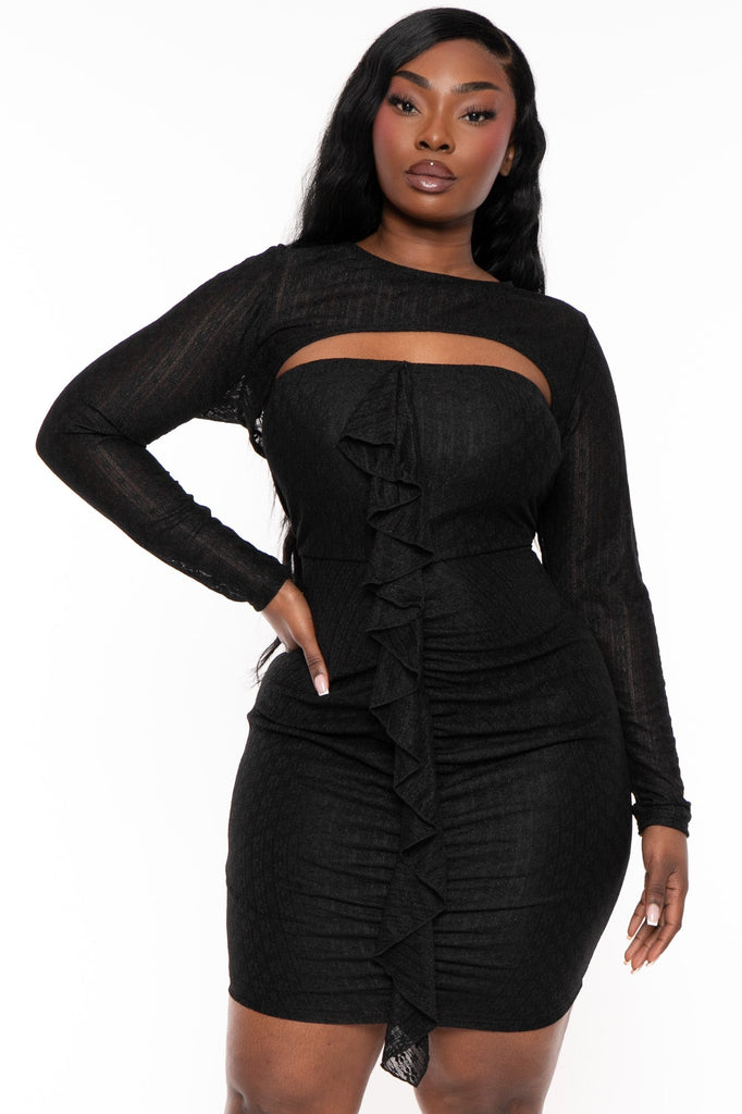black daisy dress Black Midi Dress by Lara Daisy Small