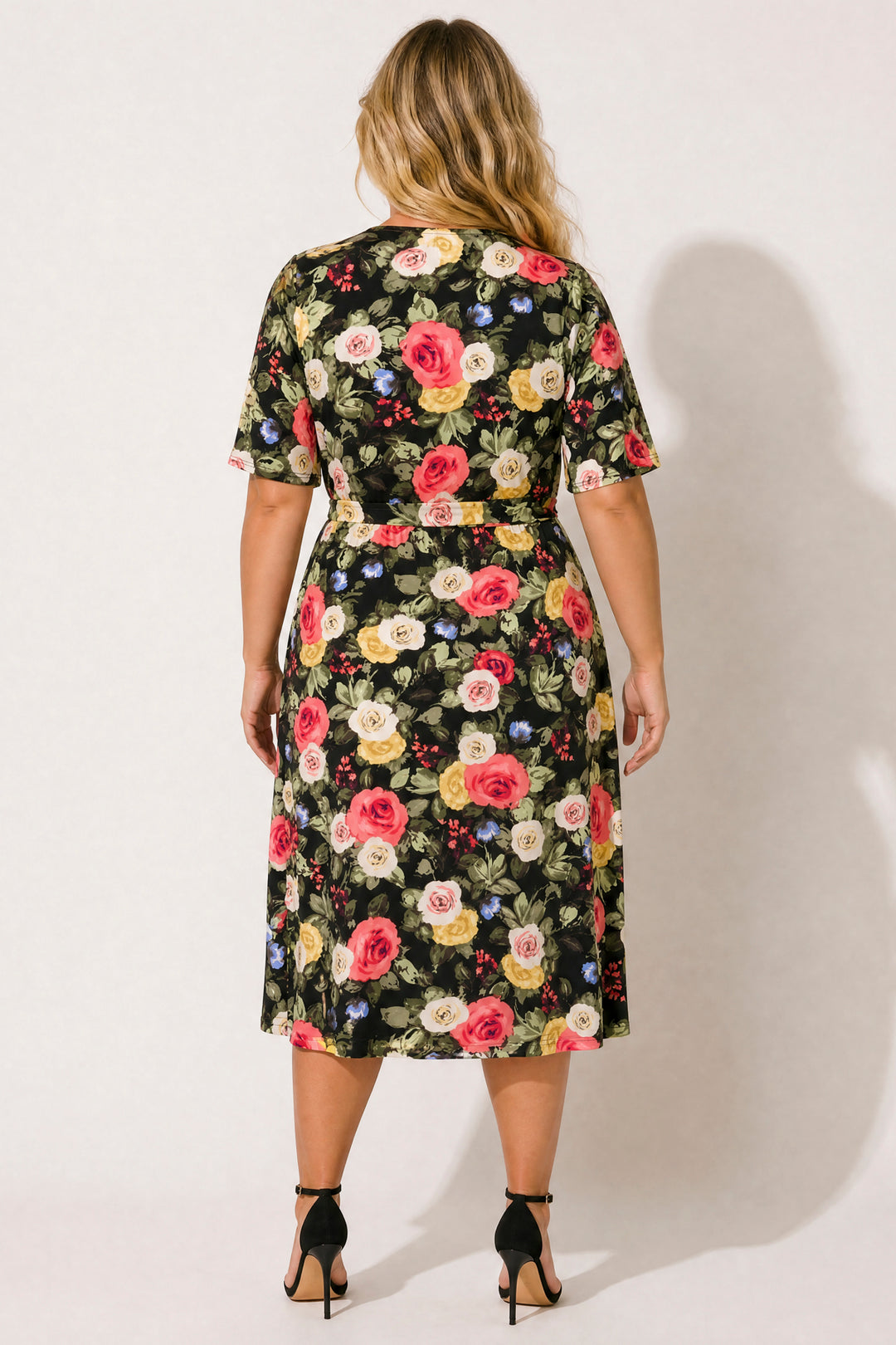 Chris & Carol Dresses Plus Size Meadow Whisper Dress - Black