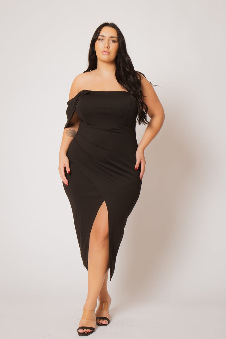 SYMPHONY Dresses Plus Size Midnight Aura Dress - Black