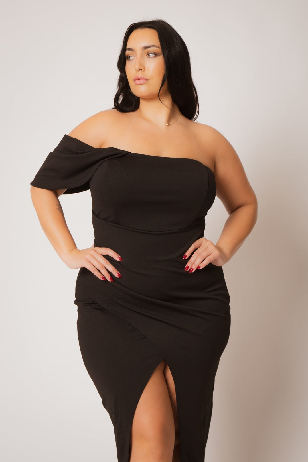 SYMPHONY Dresses Plus Size Midnight Aura Dress - Black