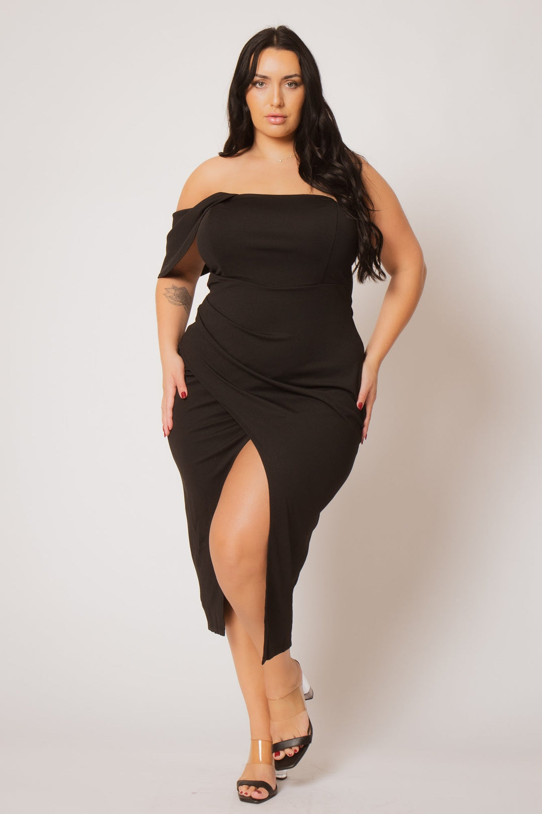 SYMPHONY Dresses Plus Size Midnight Aura Dress - Black