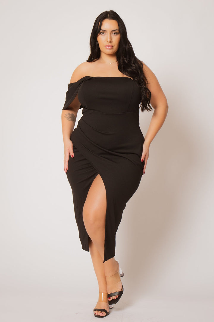 SYMPHONY Dresses Plus Size Midnight Aura Dress - Black