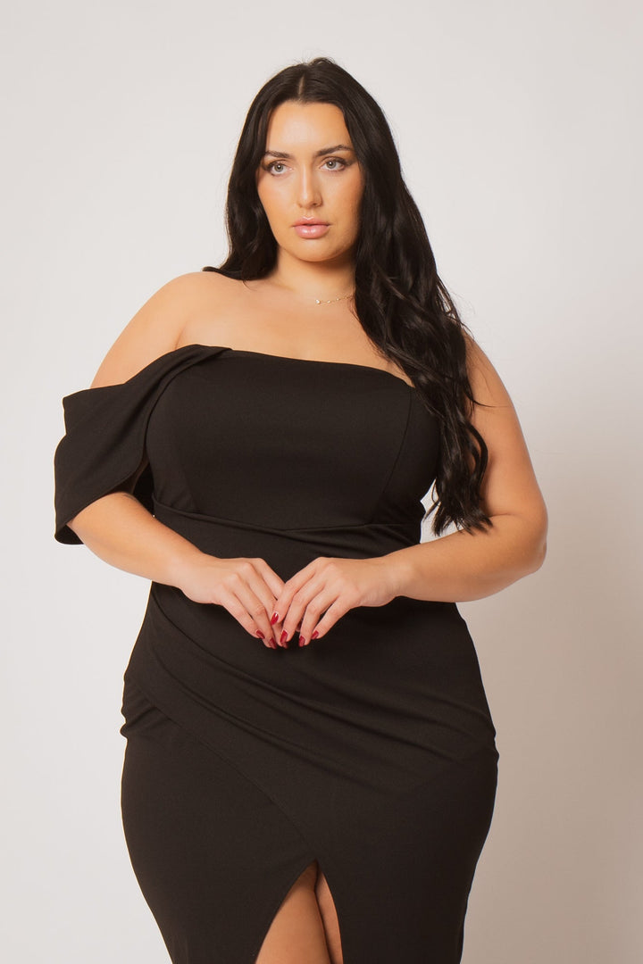SYMPHONY Dresses Plus Size Midnight Aura Dress - Black