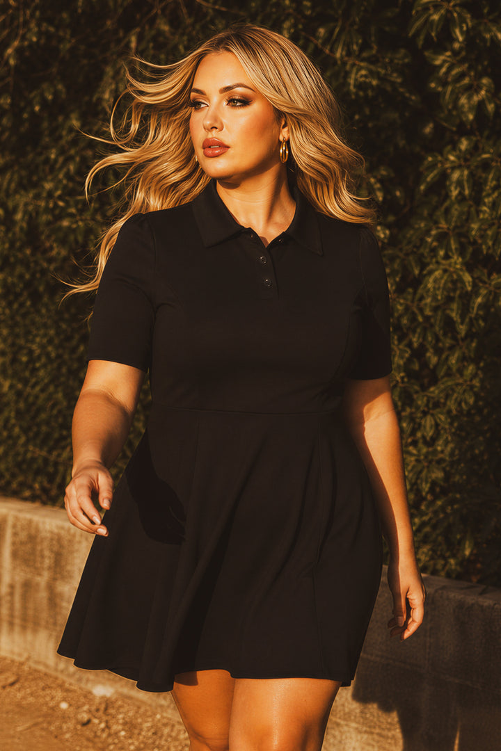 Plus Size Monroe Polo Dress