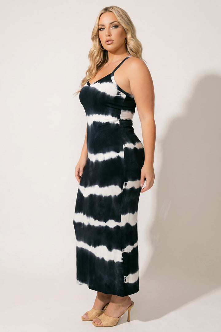 Capella Dresses Plus Size Moonwave Bodycon Dress - Black
