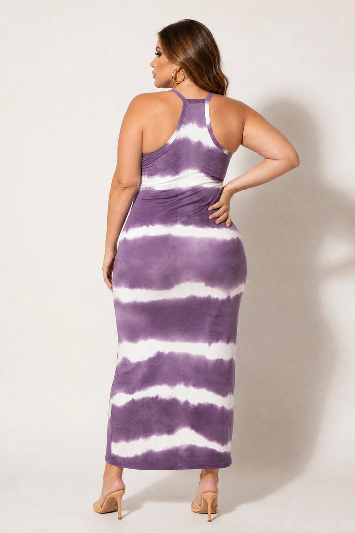 Capella Dresses Plus Size Moonwave Bodycon Dress - Purple