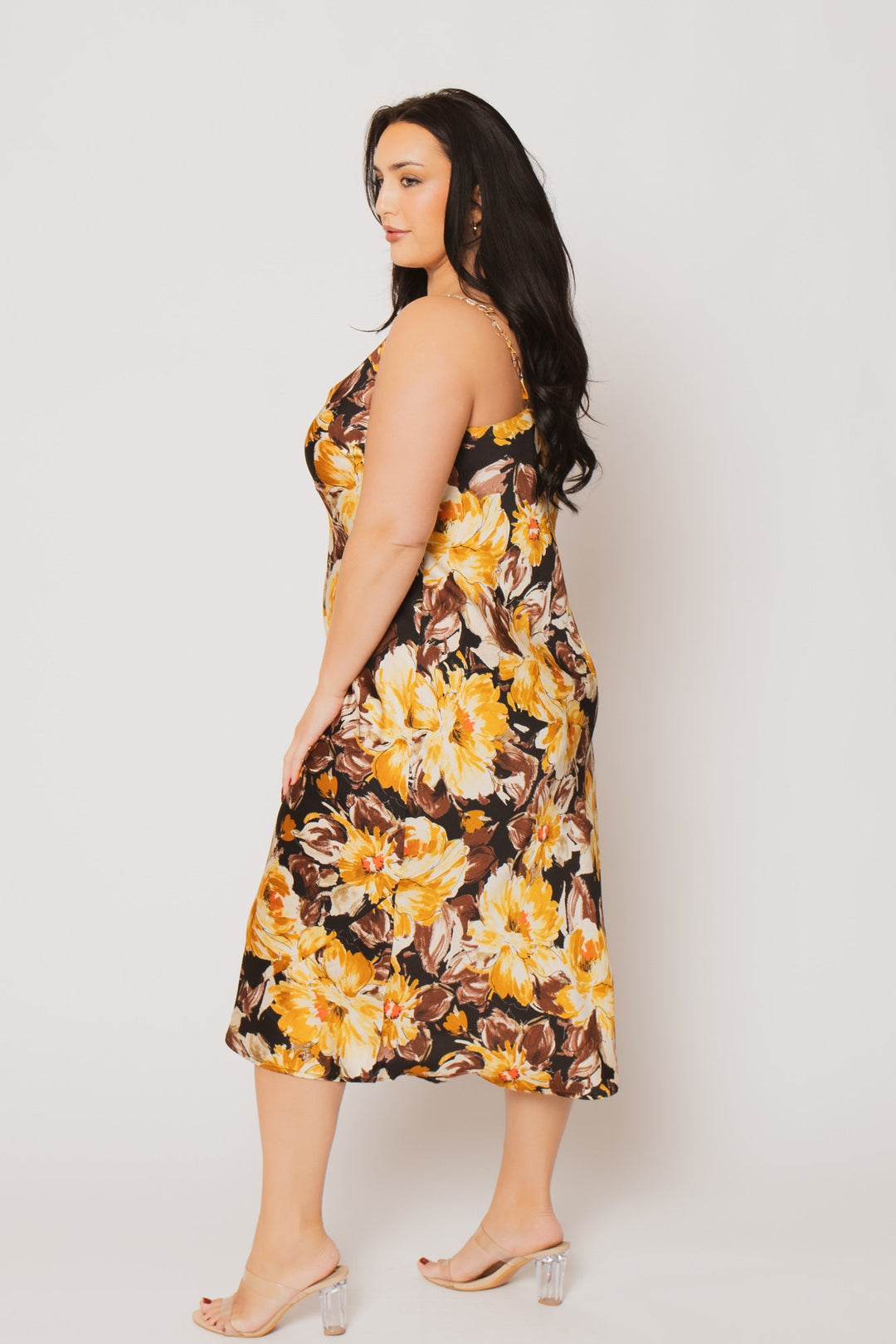 Winslow Dresses Plus Size Saffron Petal Dress - Gold